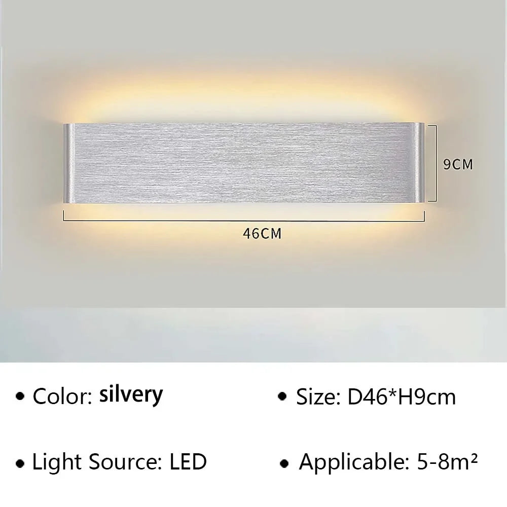Contemporary LED Wall Light Fixture – Minimalist Design for Bedroom, Hallway & Bathroom | Thomler