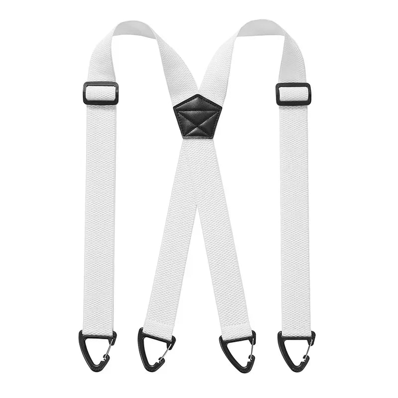 Adjustable Work Suspenders with Metal Clips – X-Back & Y-Back Designs for Men | Thomler