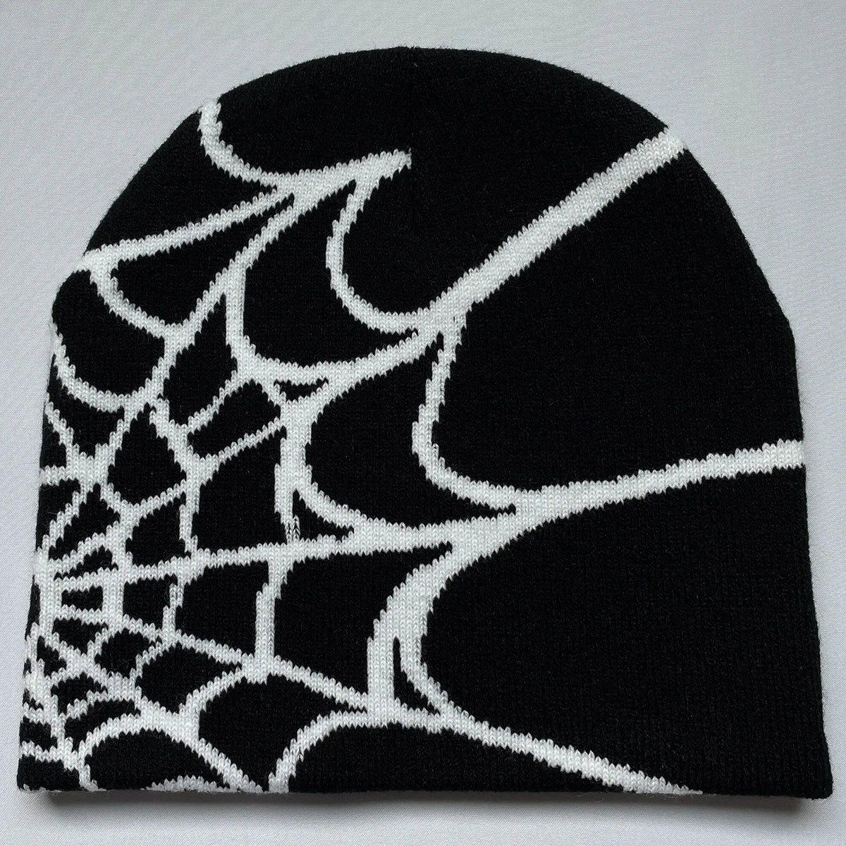 Unisex Y2K Web Knit Beanie Winter Warm Geometric Skull Cap for Outdoor Activities Skiing Sports & Casual Wear | Thomler