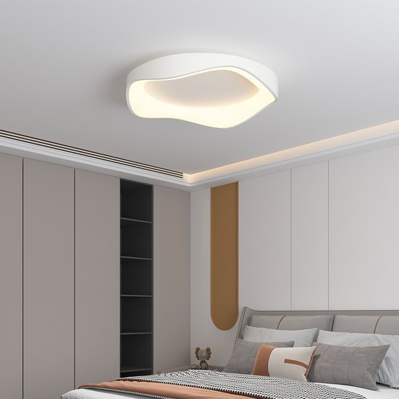 Ceiling Lamp Iron Acrylic 40.0 cm Dimmable Remote Control Bedroom Living Room LED Light Fixture | Thomler