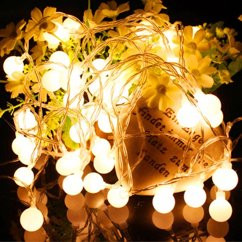 String Lights PVC 20 ft Warm White Indoor Outdoor Decorative Wedding Party Ambiance | Thomler