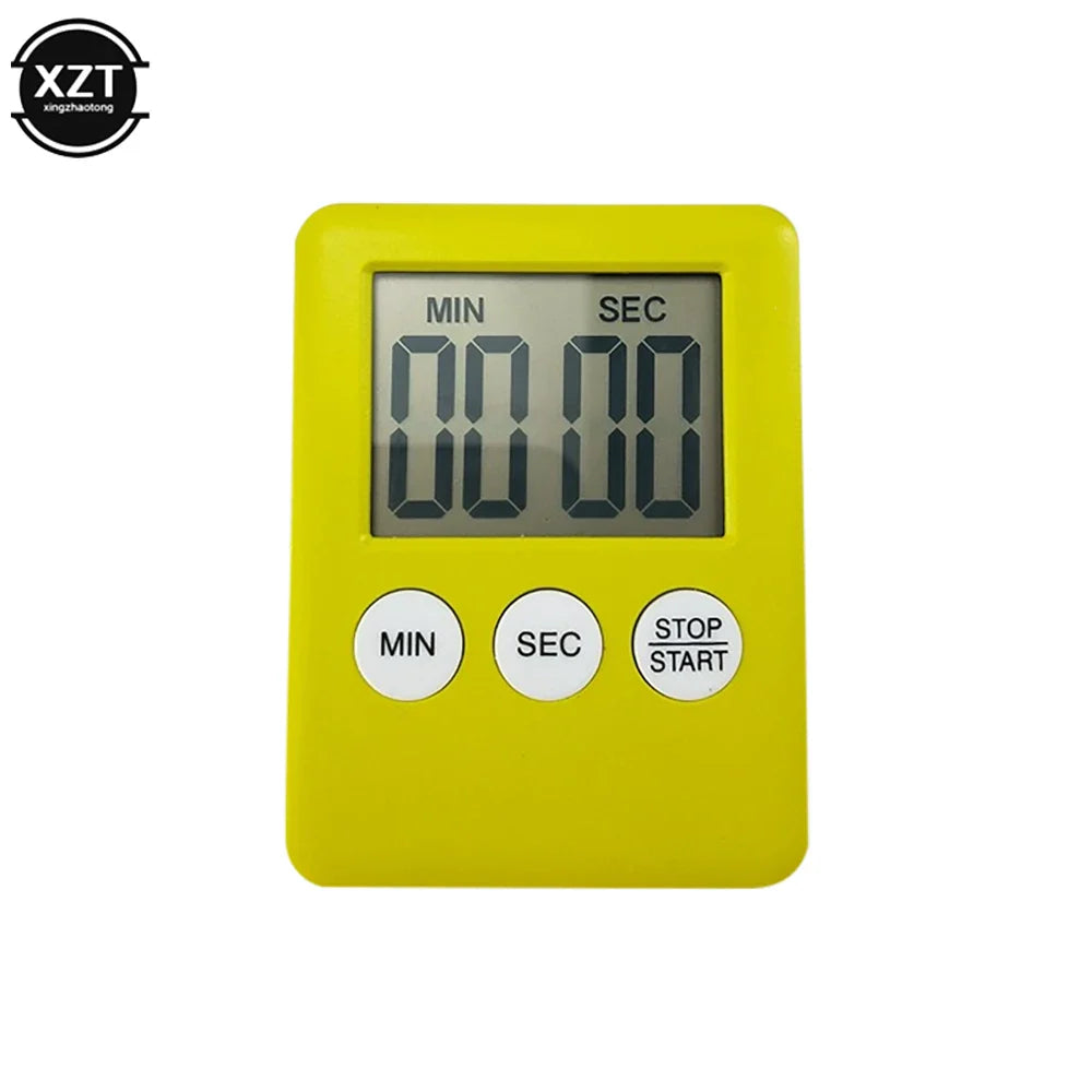 Digital Kitchen Timer Magnetic LCD 7.0 cm Compact Cooking Countdown Clock Focus Timer For Kitchen Sports Study | Thomler