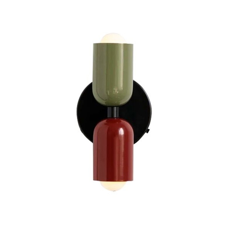 Hand-Blown Glass Wall Light Fixture Multi-Color Shade Metal Base Hardwired or Plug-In for Living Room Bedroom Hallway Modern Contemporary Ac | Thomler