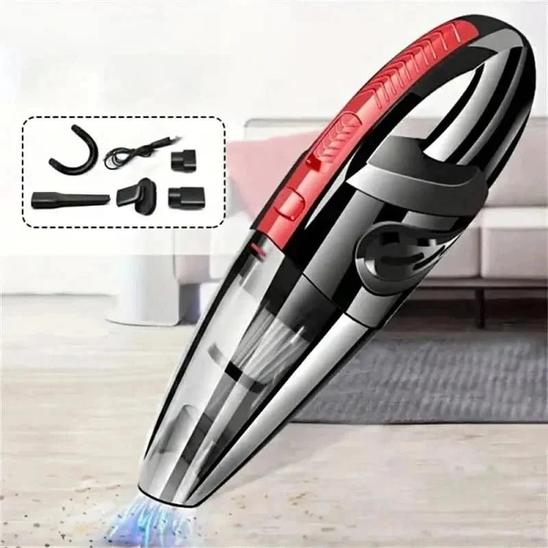 Cordless Handheld Vacuum Cleaner with Cyclonic Suction for Car & Home – Wet Dry Portable Dust Buster 120W Motor 30 Min Runtime | Thomler