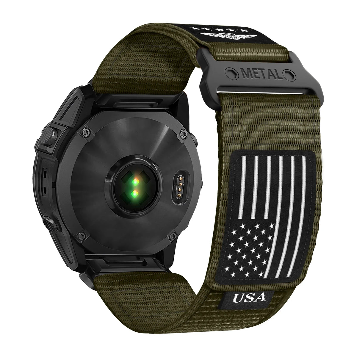 QuickFit Woven Nylon Watch Band for Garmin Fenix – Adjustable Tactical Fitness Strap for Running, Hiking & Everyday Wear | Thomler