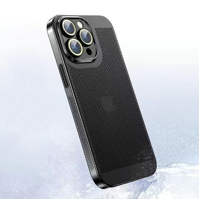 Metal Frame Protective iPhone Case – Slim Clear Cover with Camera Guard & Precise Cutouts for Daily Drop Protection | Thomler