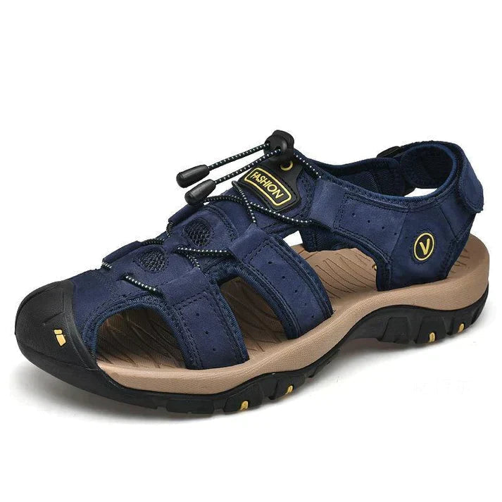 Men's Orthopedic Sandals with Arch Support & Cushioned Footbed – Slip-Resistant Walking Sandals for Everyday Comfort | Thomler