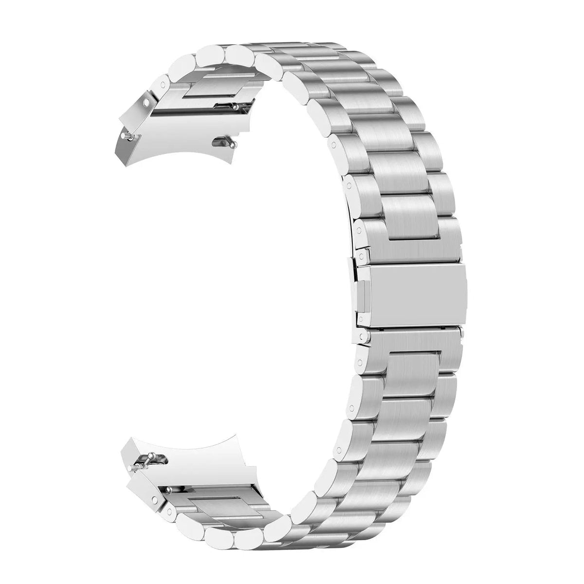Leather & Steel Smartwatch Strap for Galaxy Watch 5 – Adjustable Wristband in Multiple Finishes | Thomler