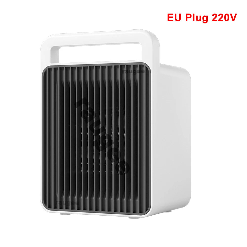 Compact 600W Desktop Space Heater with Fast PTC Ceramic Heat & Safety Shutoff for Home Office Desk Bedroom Small Room Personal Warming | Thomler