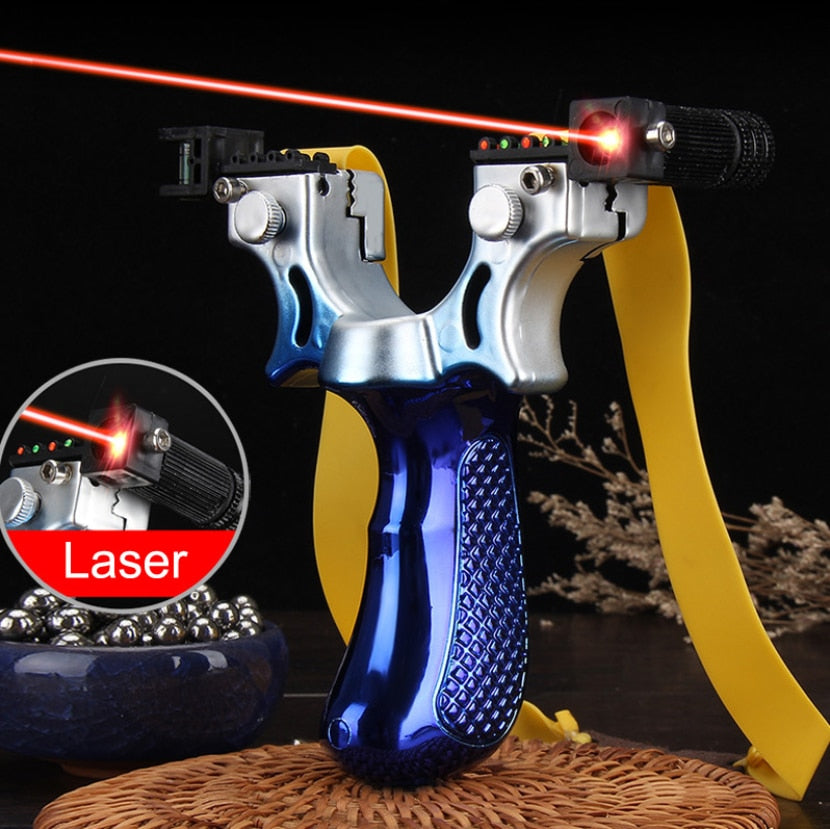 Precision Hunting Slingshot with Laser Sight for Outdoor Target Practice & Sport Shooting | Thomler
