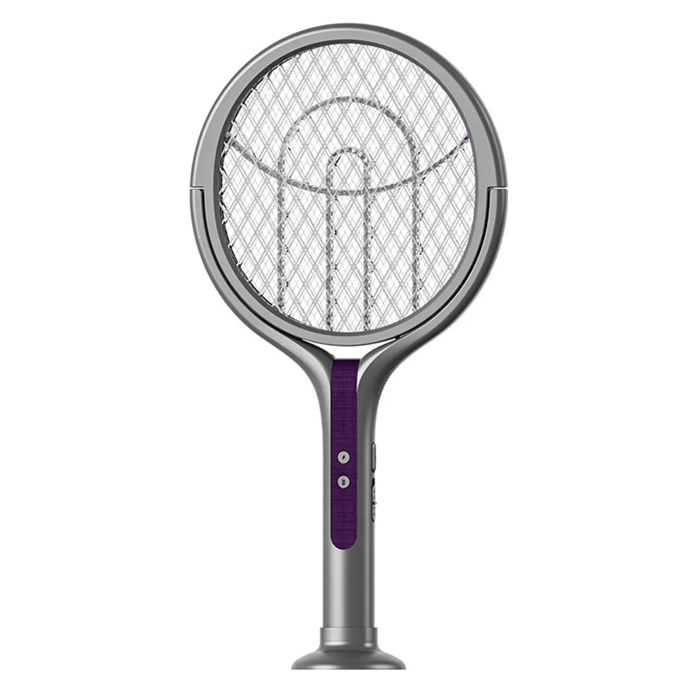 Telescoping Electric Bug Zapper with LED Camping Light & Rotating Head – 2-in-1 Rechargeable Insect Swatter for Indoor & Outdoor Use | Thomler