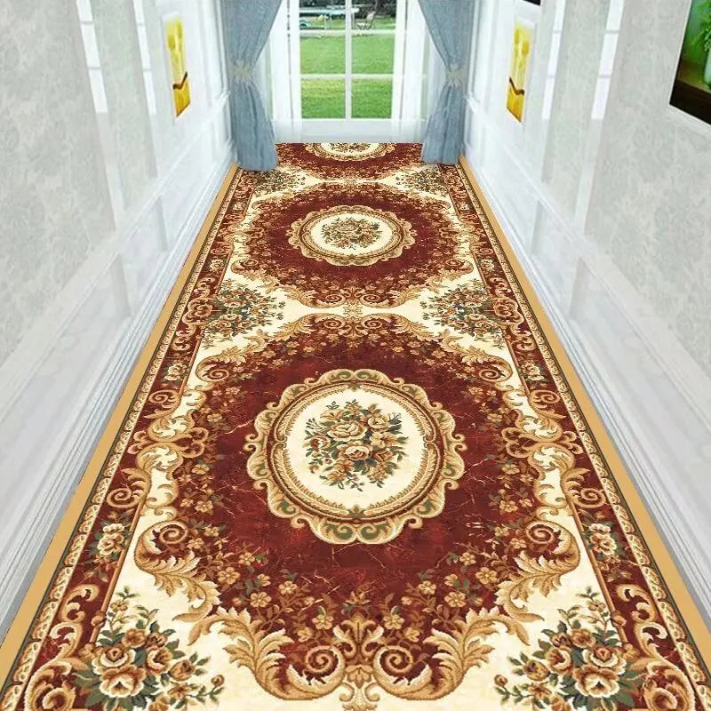 Persian-Inspired Hallway Runner Rug with Non-Slip Backing – Machine Washable Corridor Mat for Entryways and Stairs | Thomler