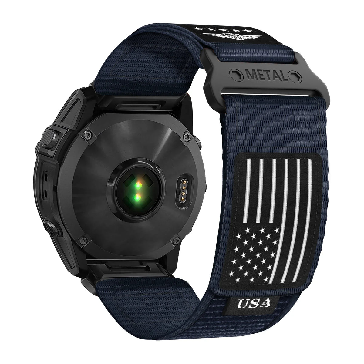 QuickFit Woven Nylon Watch Band for Garmin Fenix – Adjustable Tactical Fitness Strap for Running, Hiking & Everyday Wear | Thomler