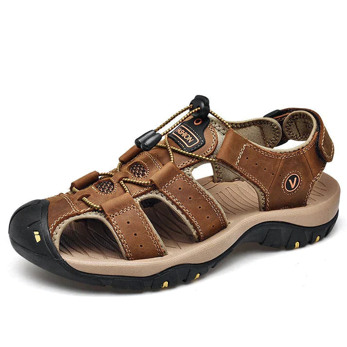 Men's Orthopedic Sandals with Arch Support & Cushioned Footbed – Slip-Resistant Walking Sandals for Everyday Comfort | Thomler