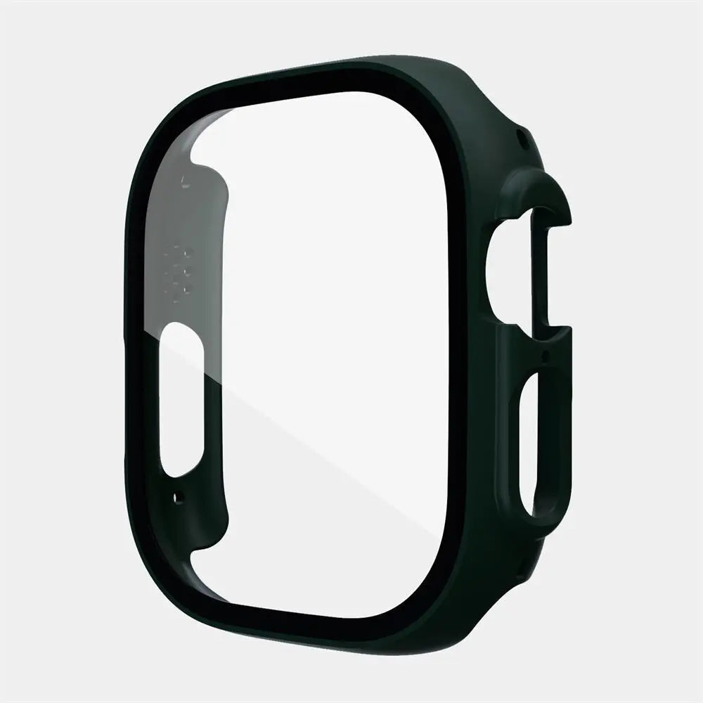 Protective Shell with Tempered Glass Screen Guard for 49mm Apple Watch Ultra Series – Full-Body Snap-On Design | Thomler