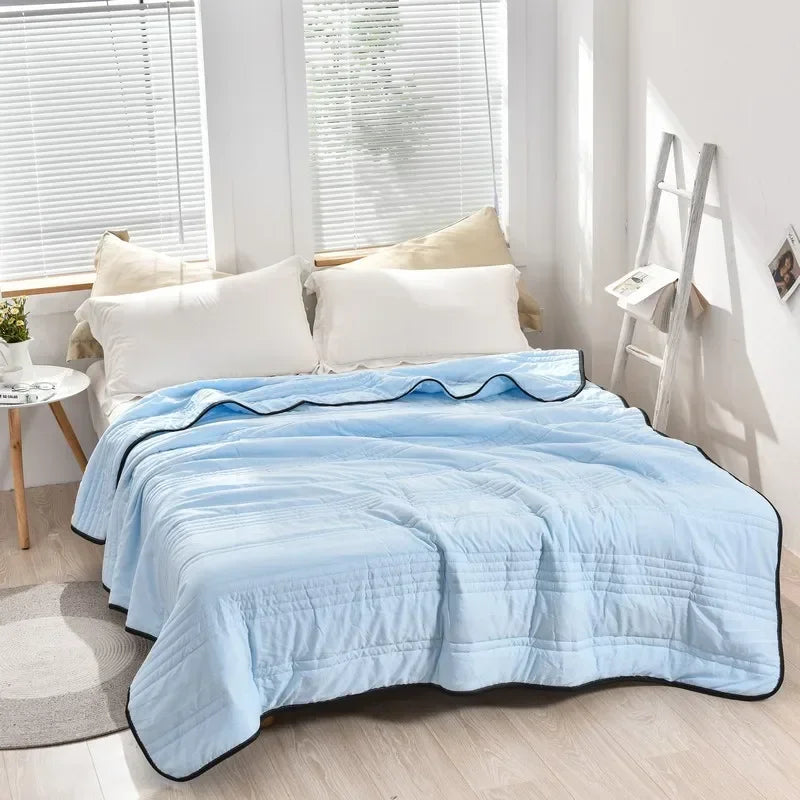 Cooling Weighted Blanket for Hot Sleepers – Breathable Summer Sleep Comforter for Adults & Teens | Thomler