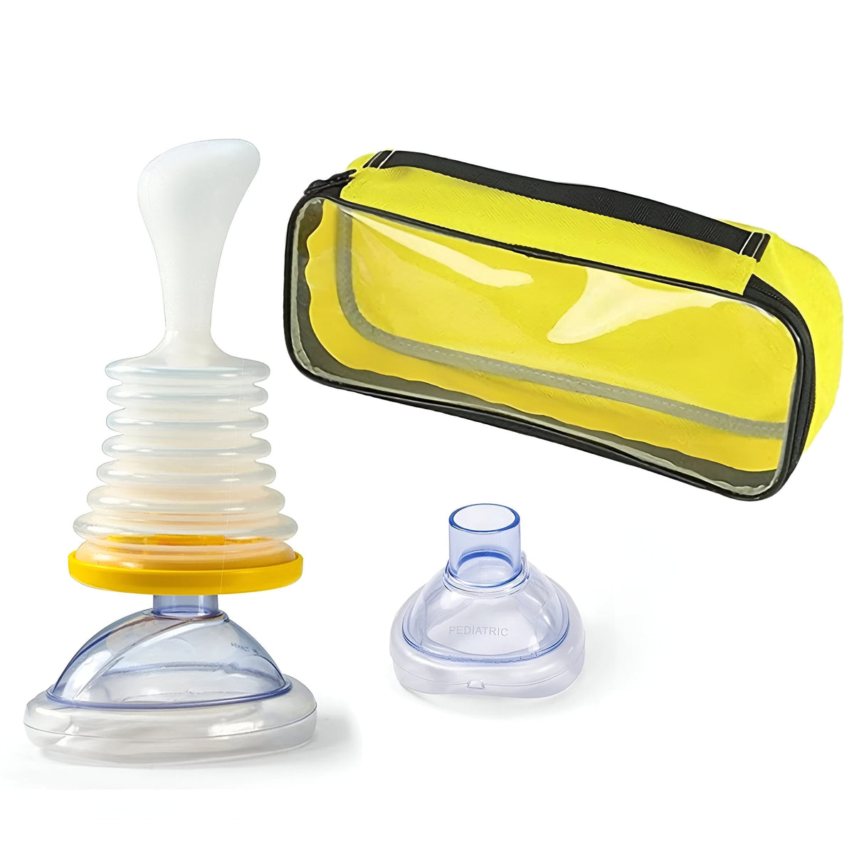 Manual Airway Relief Device with Reusable Masks for Adults & Kids | Thomler