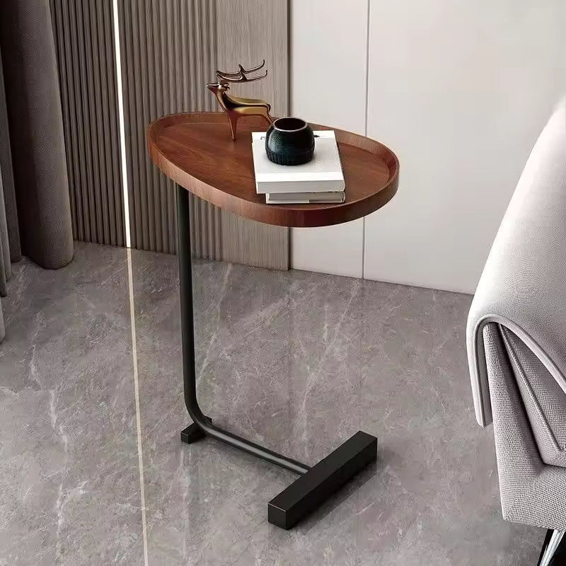 Rolling C-Table | Slide-Under Sofa Side Table for Living Room & Bedroom | Thomler