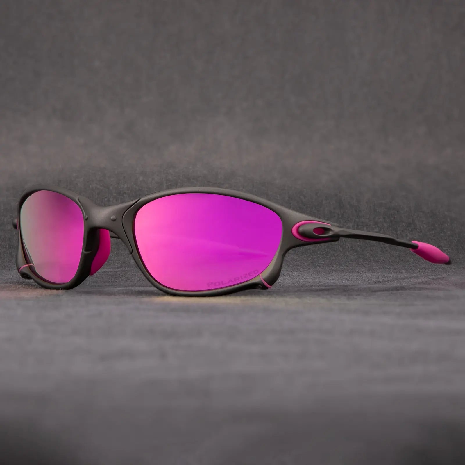 Polarized Sport Sunglasses with Red Mirror Lenses - Lightweight Aluminum Frame for Driving, Cycling & Outdoor Activities | Thomler