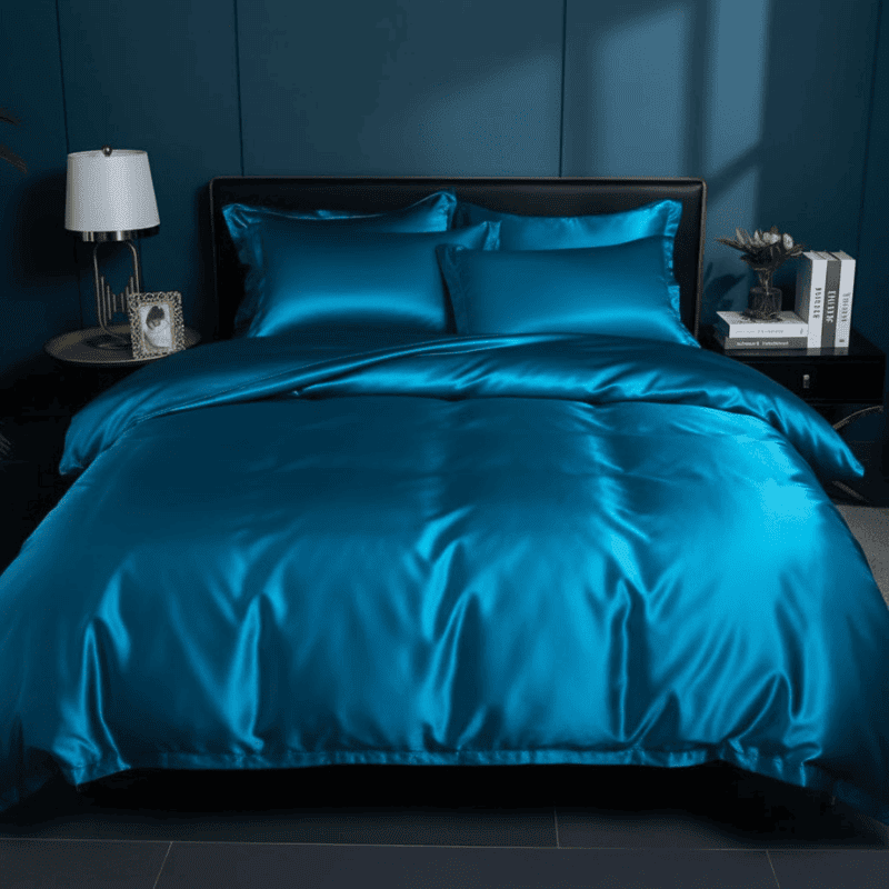 Bedding Set Mulberry Silk 22 Momme Ivory Bedroom Duvet Cover Fitted Sheet Pillowcases Luxury Sleep Essentials | Thomler
