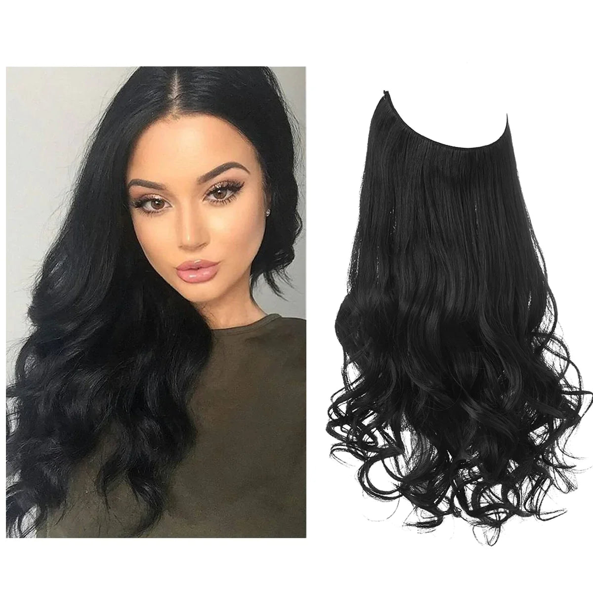 Clip-In Human Hair Extensions 100% Real Remy Hair Add Volume Length 14-18 Inches Heat Resistant Seamless Blend Natural Texture for Everyday | Thomler