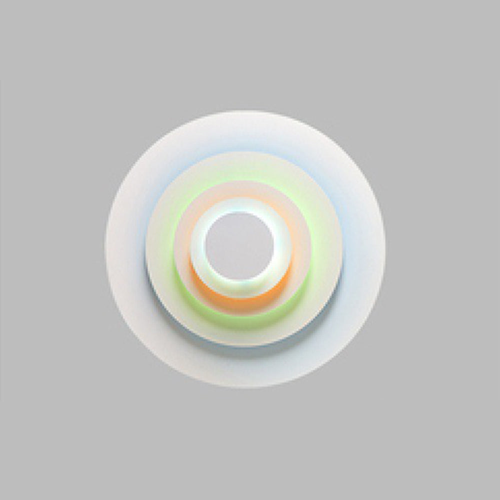 Colorful Round Metal Wall Sconce for Living Room, Bedroom & Dining Room – Modern Indoor Lighting Fixture | Thomler