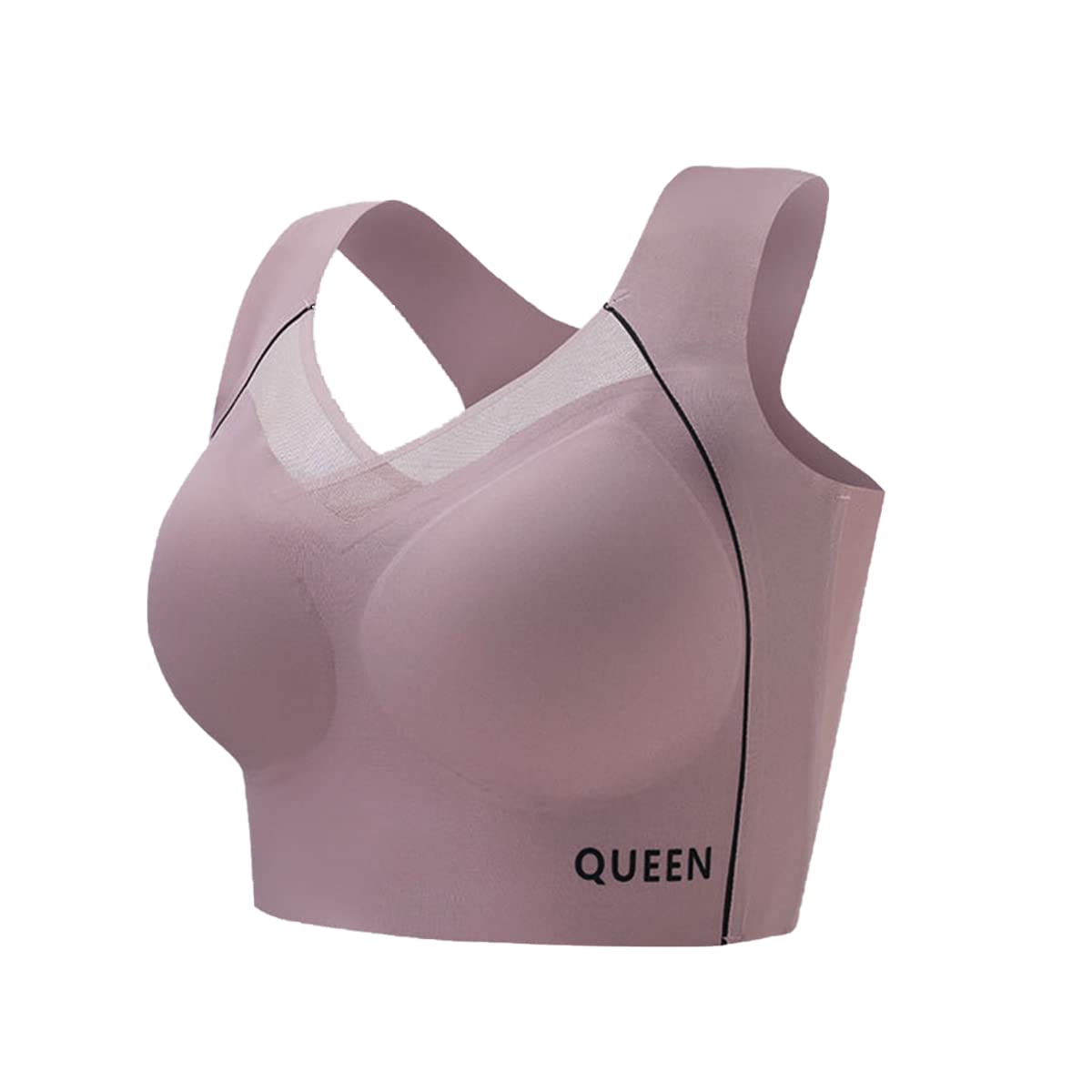 Wireless Full Coverage Support Bra with Cushioned Straps & Seamless Lift for All-Day Comfort | Thomler