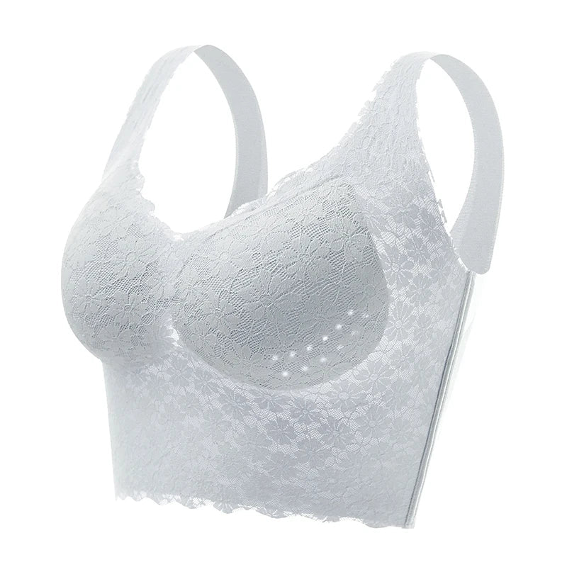 Wireless Pull-On Lift Bra with Wide Straps for Everyday Comfort & Back Support | Thomler