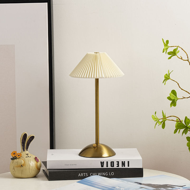 Table Lamp Iron 11.7 in USB Plug-In Scandinavian Style Bedside Living Room Bedroom Study Light | Thomler