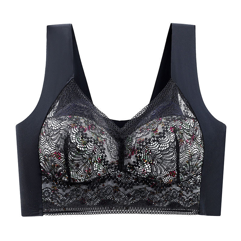 Full Coverage Wireless Bra for Women - Smooth Support T-Shirt Bra with Wide Straps - Everyday Comfort Underwire-Free Design - Breathable | Thomler