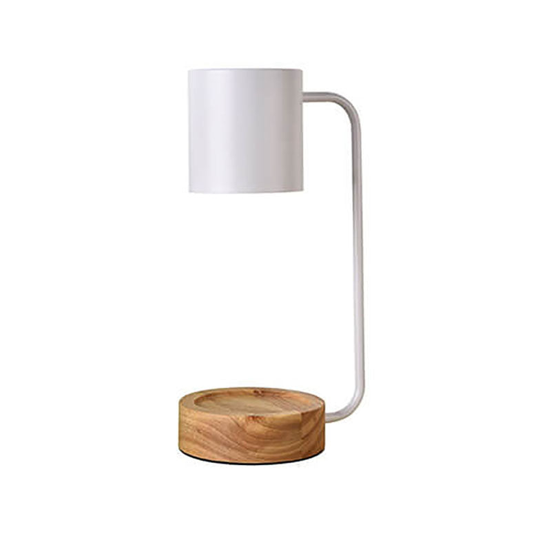 Modern Wood & Metal Desk Lamp with Adjustable Brightness for Bedroom & Home Office | Thomler