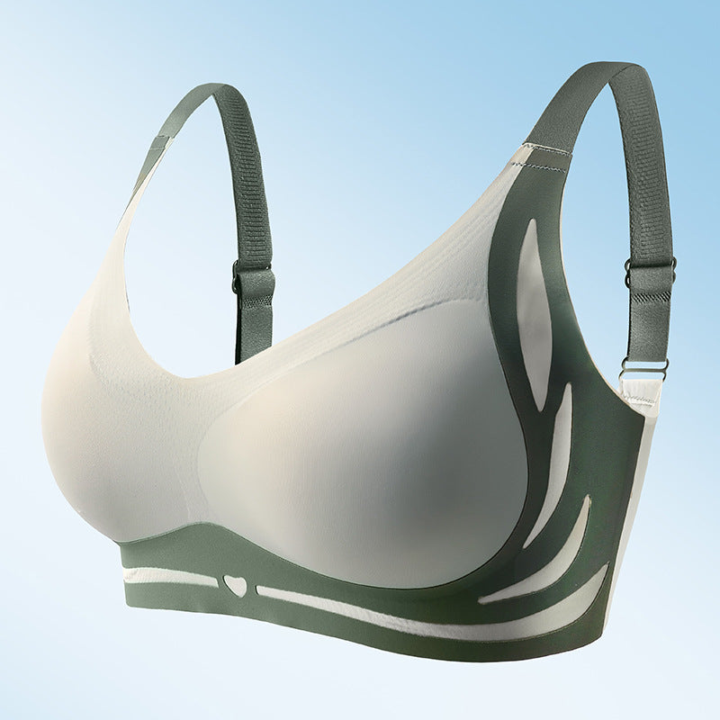 Wireless Push-Up Bra with Posture Support & Cushioned Straps for Women | Seamless Comfort Everyday Bra | Wide Coverage Back Smoothing | Thomler