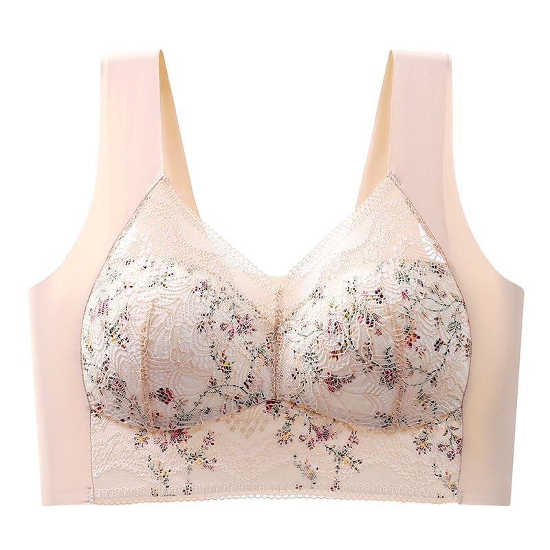 Full Coverage Wireless Bra for Women - Smooth Support T-Shirt Bra with Wide Straps - Everyday Comfort Underwire-Free Design - Breathable | Thomler