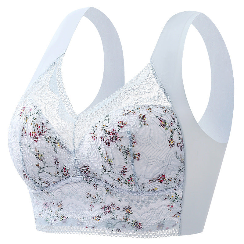Full Coverage Wireless Bra for Women - Smooth Support T-Shirt Bra with Wide Straps - Everyday Comfort Underwire-Free Design - Breathable | Thomler