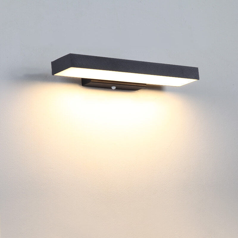 Outdoor Motion Sensor LED Wall Light - Slim Waterproof Porch Sconce for Entryway, Patio & Garage | Thomler