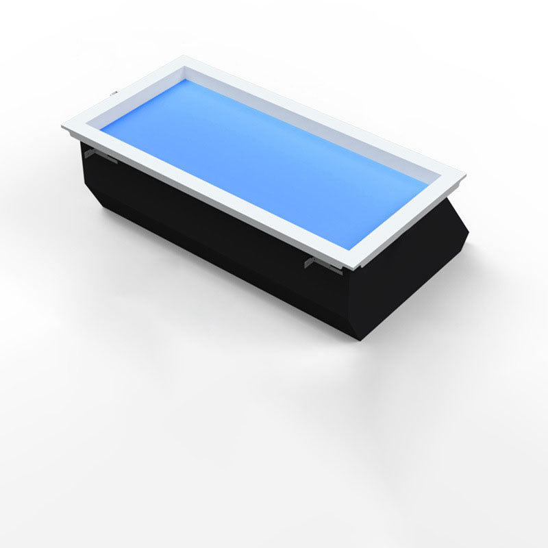 Ceiling Lamp Metal LED 60.0 cm x 30.0 cm Daylight Simulation Living Room Bedroom Recessed Smart Skylight Light | Thomler