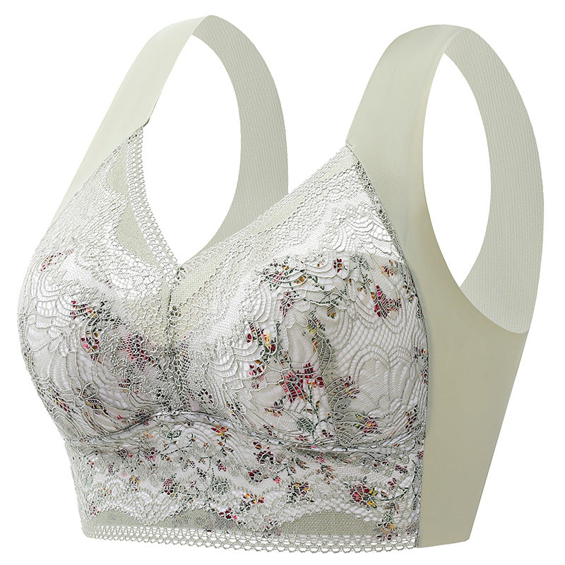 Full Coverage Wireless Bra for Women - Smooth Support T-Shirt Bra with Wide Straps - Everyday Comfort Underwire-Free Design - Breathable | Thomler
