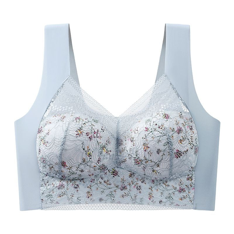 Full Coverage Wireless Bra for Women - Smooth Support T-Shirt Bra with Wide Straps - Everyday Comfort Underwire-Free Design - Breathable | Thomler