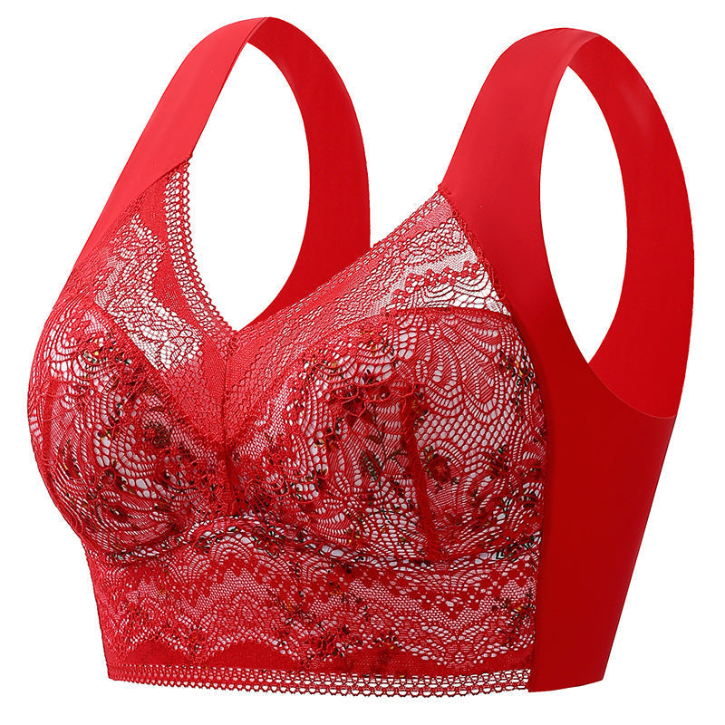 Full Coverage Wireless Bra for Women - Smooth Support T-Shirt Bra with Wide Straps - Everyday Comfort Underwire-Free Design - Breathable | Thomler