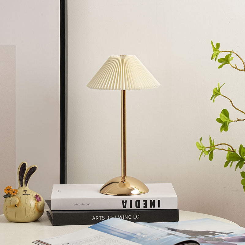 Table Lamp Iron 11.7 in USB Plug-In Scandinavian Style Bedside Living Room Bedroom Study Light | Thomler