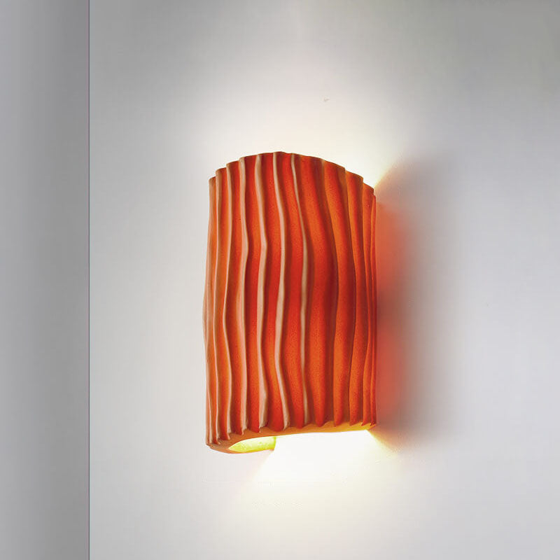 Wall Lamp Resin 10.2 in Up-Down Lighting Modern Bedroom Living Room Study Fixture | Thomler