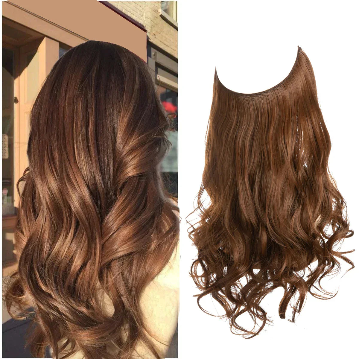 Clip-In Human Hair Extensions 100% Real Remy Hair Add Volume Length 14-18 Inches Heat Resistant Seamless Blend Natural Texture for Everyday | Thomler