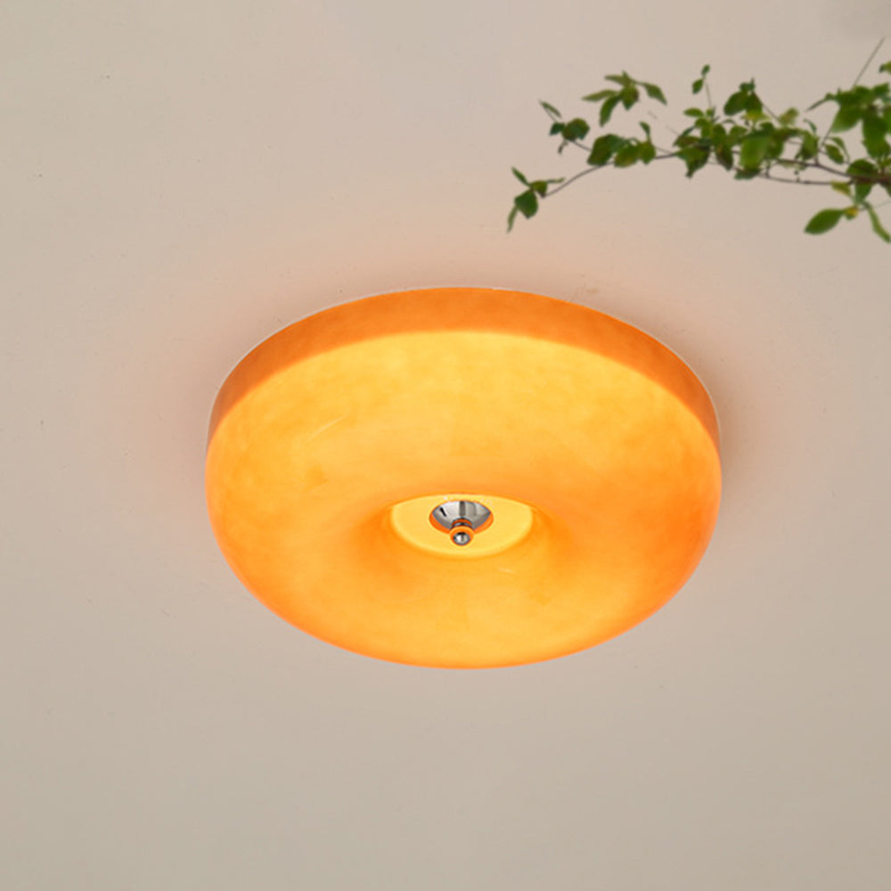 Glass Flush Mount LED Fixture – Dimmable 3-Tone Ambient Illumination for Bedrooms & Hallways | Thomler