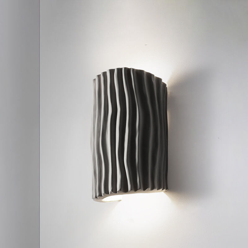 Wall Lamp Resin 10.2 in Up-Down Lighting Modern Bedroom Living Room Study Fixture | Thomler