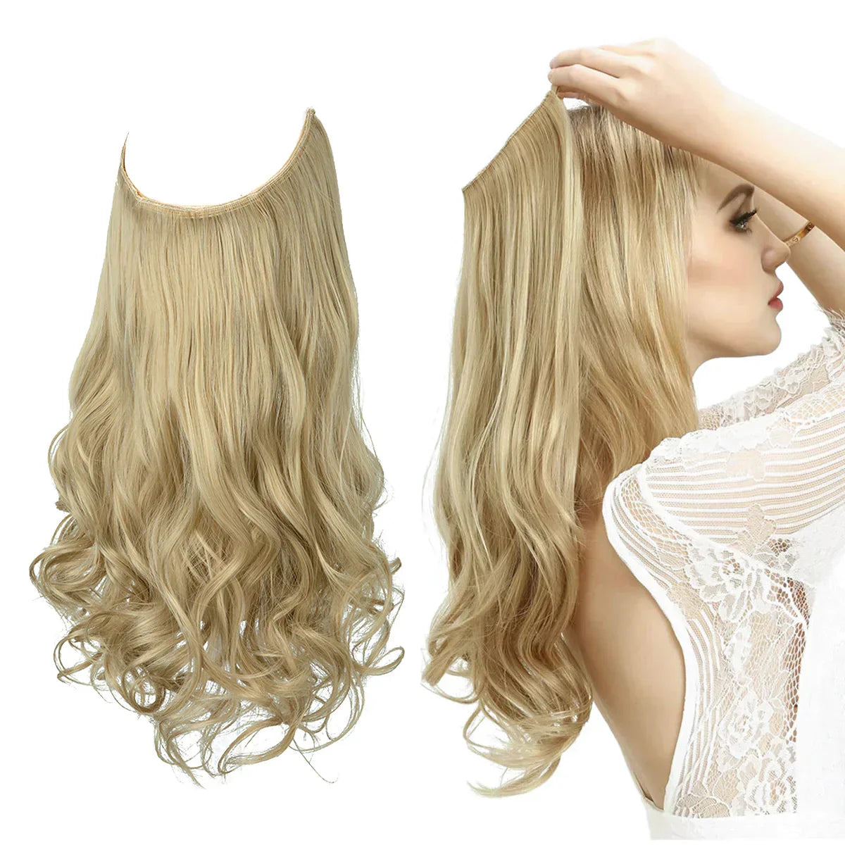 Clip-In Human Hair Extensions 100% Real Remy Hair Add Volume Length 14-18 Inches Heat Resistant Seamless Blend Natural Texture for Everyday | Thomler