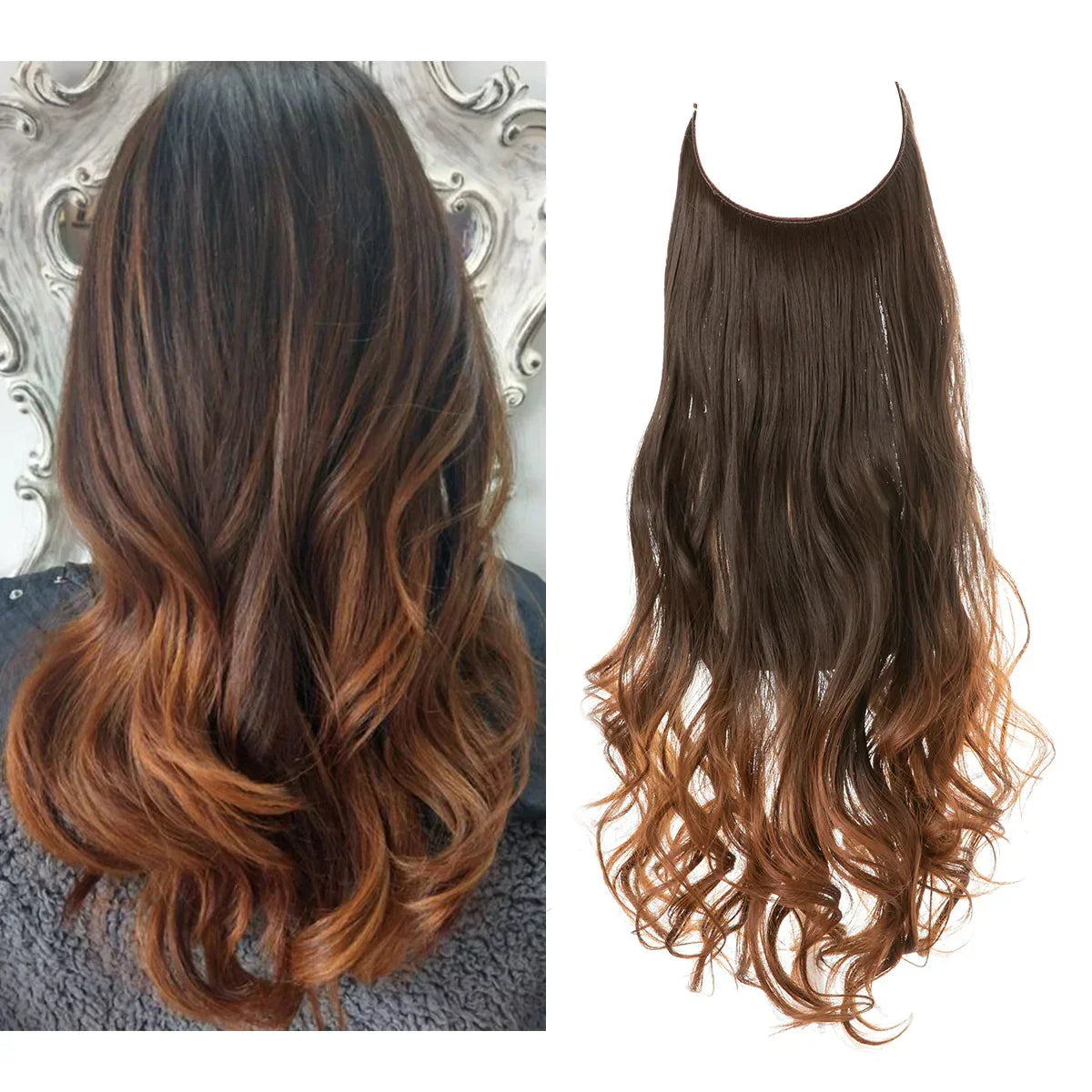 Clip-In Human Hair Extensions 100% Real Remy Hair Add Volume Length 14-18 Inches Heat Resistant Seamless Blend Natural Texture for Everyday | Thomler