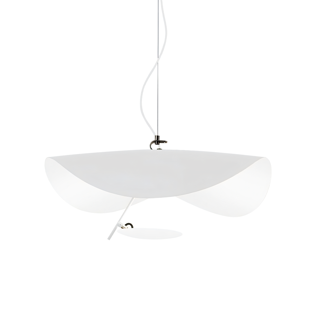 Pendant Light Metal 17W 11 in Black White Living Room Dining Room Bedroom LED Ceiling Lamp | Thomler