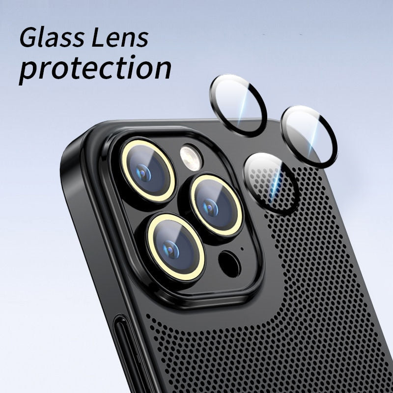 Metal Frame Protective iPhone Case – Slim Clear Cover with Camera Guard & Precise Cutouts for Daily Drop Protection | Thomler