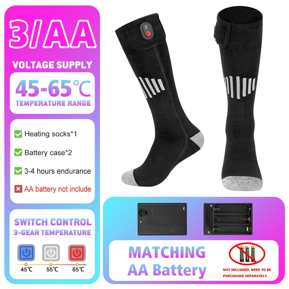 Self-Heating Cotton Socks with Built-In Thermal Technology for Winter Warmth & All-Day Comfort | Thomler