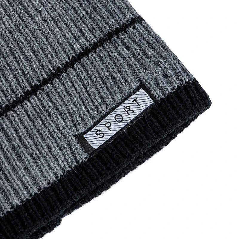 Fleece-Lined Knit Beanie for Cold Weather – Unisex Winter Hat with Soft Faux Fur Lining for Everyday Wear, Skiing & Outdoor Activities | Thomler